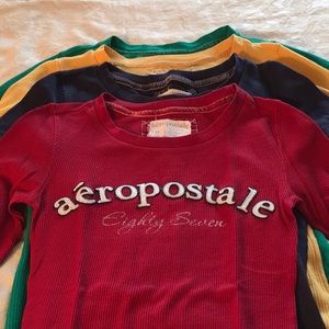 3/4 sleeve aéropostale tops